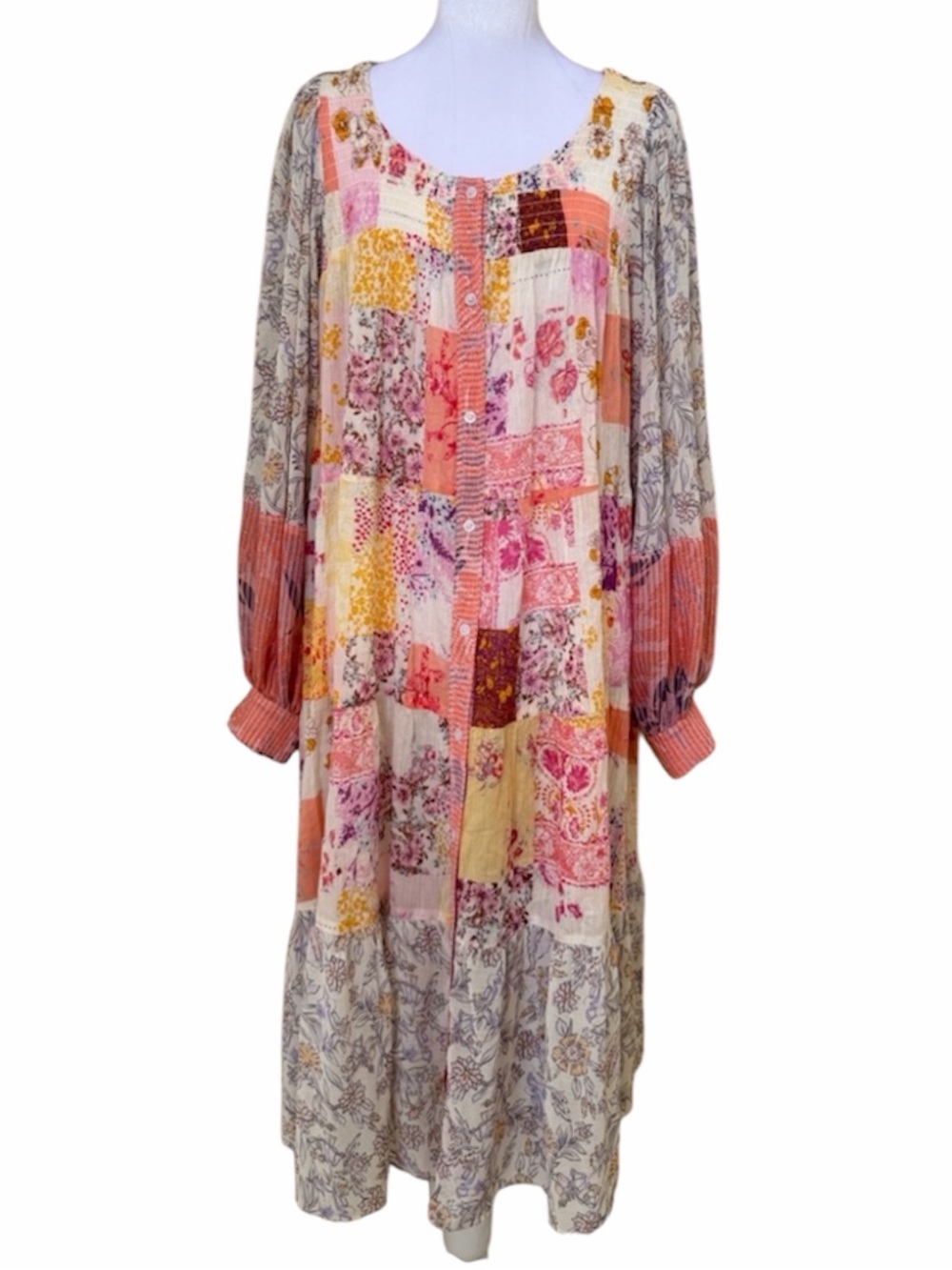 FREE PEOPLE California Soul boho kimono duster dress - Picture 5 of 7
